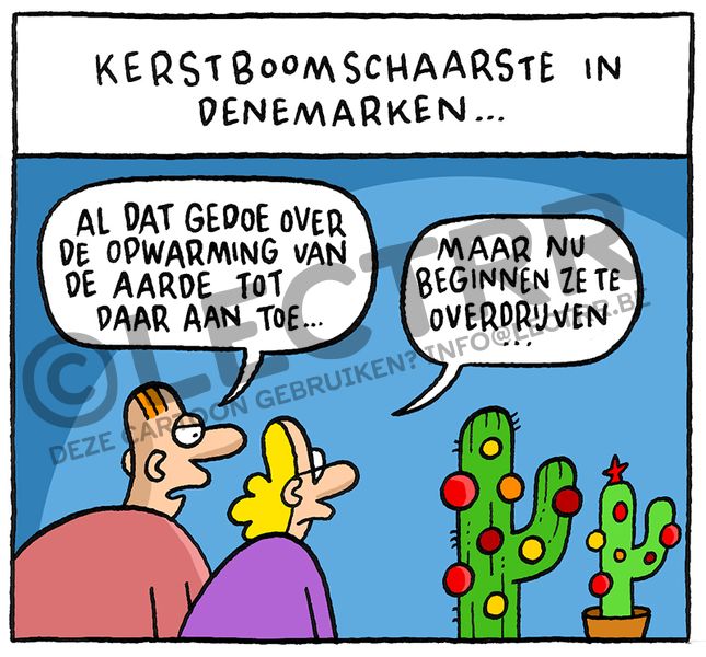 Kerstboom schaarste